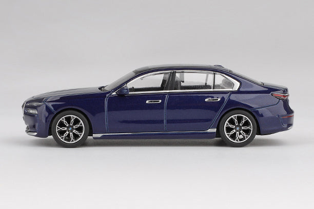 [ Back-order ] TSM MINI-GT MGT01111-R BMW i7 xDrive60 Tanzanite Blue Metallic RHD model car