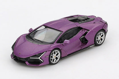 [ Back-order ] TSM MINI-GT MGT01121-L Lamborghini Reverto Viola 30th Matte Purple LHD model car