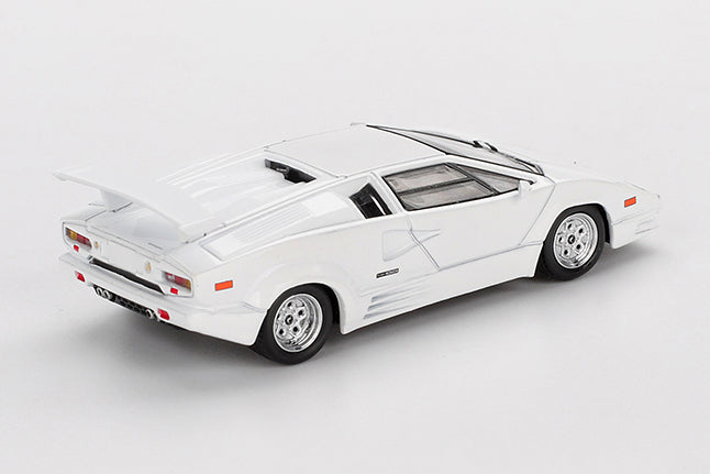 [ Back-order ] TSM MINI-GT MGT01134-L Lamborghini Countach 25th Anniversary White LHD model car