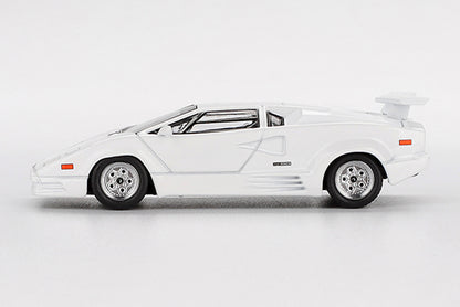 [ Back-order ] TSM MINI-GT MGT01134-L Lamborghini Countach 25th Anniversary White LHD model car