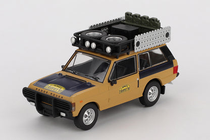 [ Back-order ] TSM MINI-GT MGT01144-L Range Rover 1981 Camel Trophy Sumatra Winner C. Swoboda & K. Mentel LHD model car