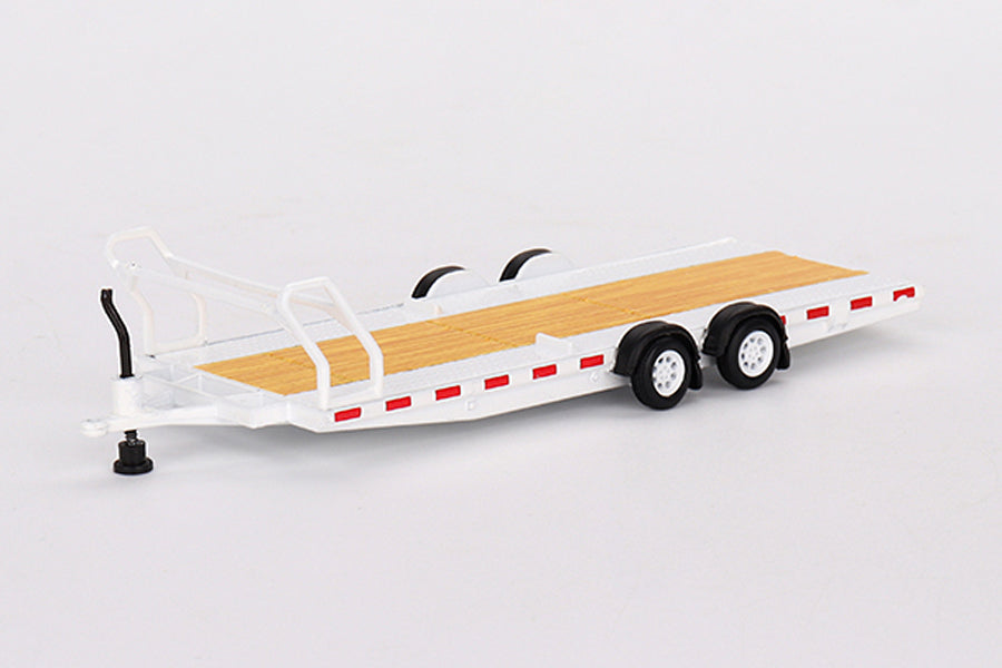[ Back-order ] TSM MINI-GT MGTAC21 1:64 Car Carrier Trailer White model car