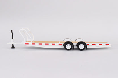 [ Back-order ] TSM MINI-GT MGTAC21 1:64 Car Carrier Trailer White model car