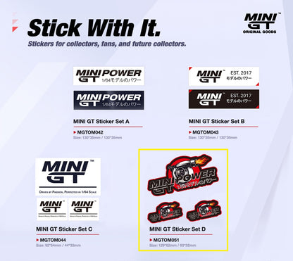 [ Back-order ] TSM MINI-GT MGTOM051 Sticker Set D
