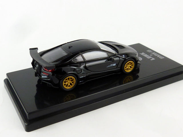 [ Back-order ] Tiny PA-55142 1:64 Liberty Walk BMW i8 Black LHD model car
