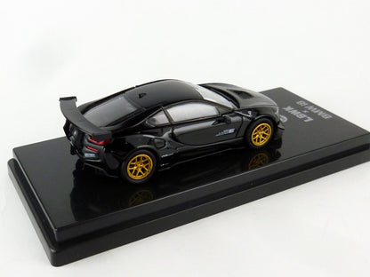 [ Back-order ] Tiny PA-55142 1:64 Liberty Walk BMW i8 Black LHD model car