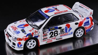 [ Back-order ] INNO Models PR64-EVO3-96HB28 1:64 Mitsubishi Lancer Evolution III #28 Hong Kong-Beijing 555 Rally 1996 model car