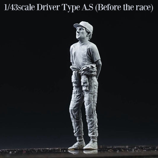 [Back-order] Model Factory HIRO R043-0007 1:43 DIVE NINE Figure Series Driver Type A.S Before the race MFH