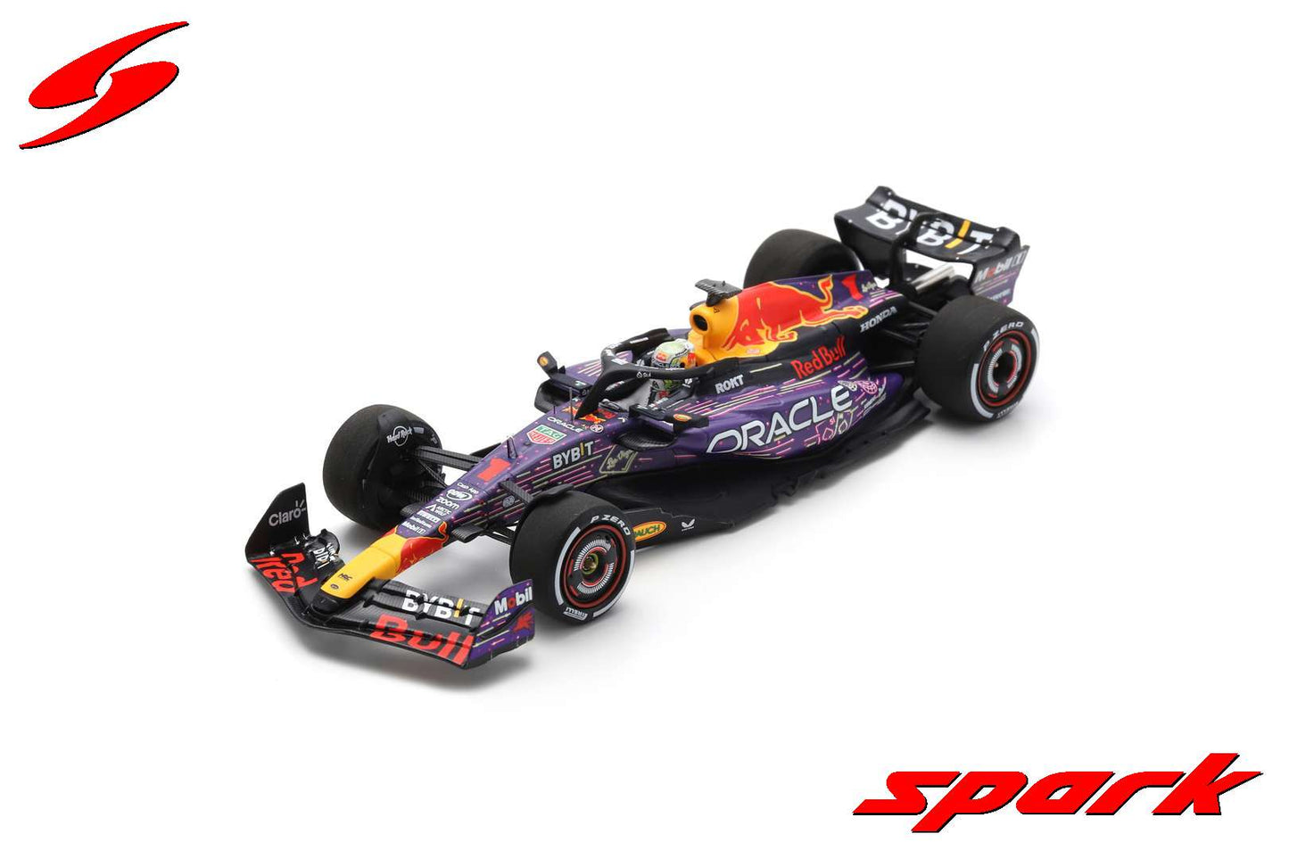 S8934 Spark 1:43 Oracle Red Bull Racing RB19 #1 Oracle Red Bull Racing Winner Las Vegas GP 2023 M. Verstappen