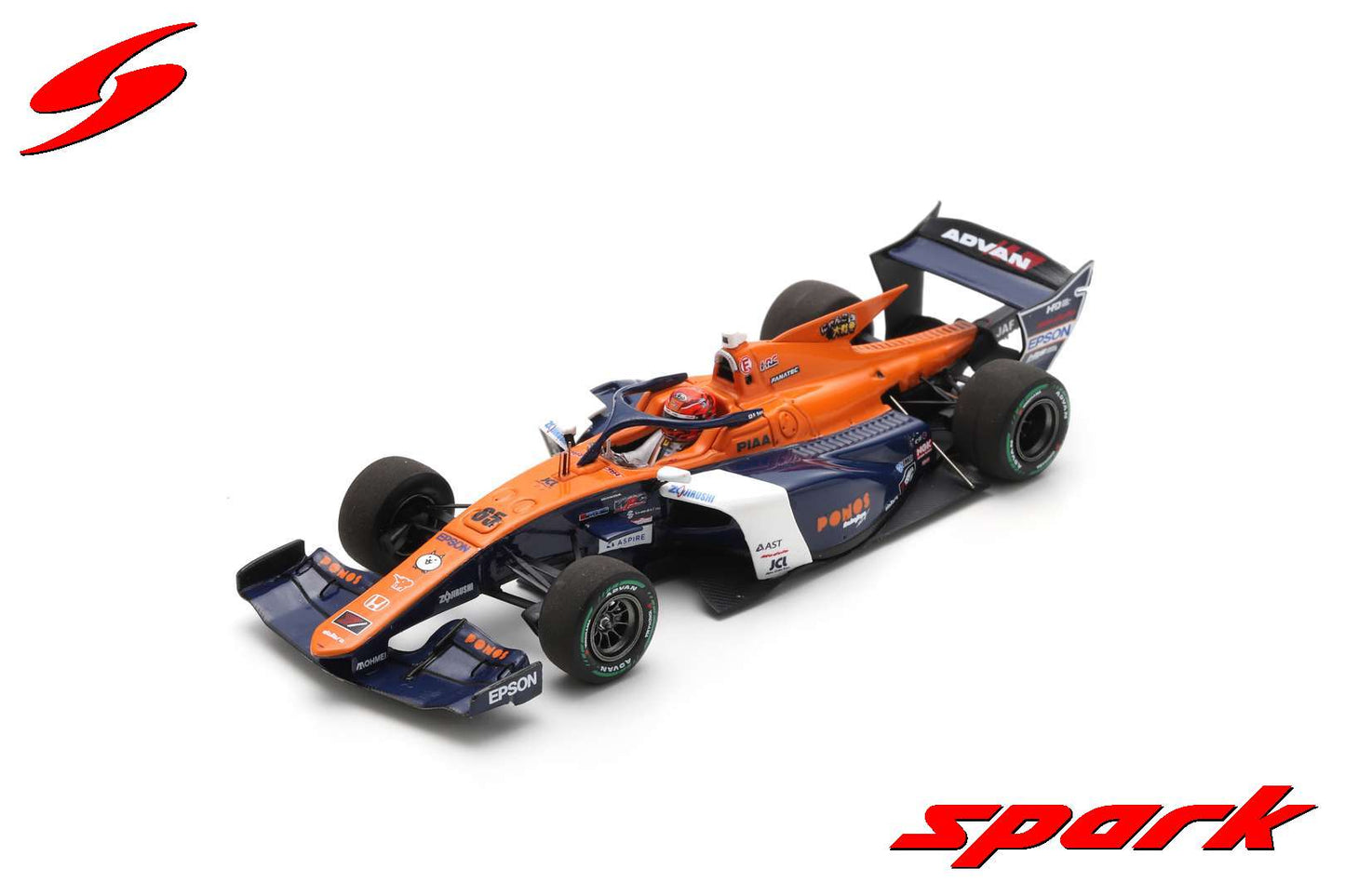 SFJ043 Spark 1:43 PONOS NAKAJIMA SF23 #65 PONOS NAKAJIMA RACING M-TEC HR-417E Super Formula 2024 R. Sato Ren Sato