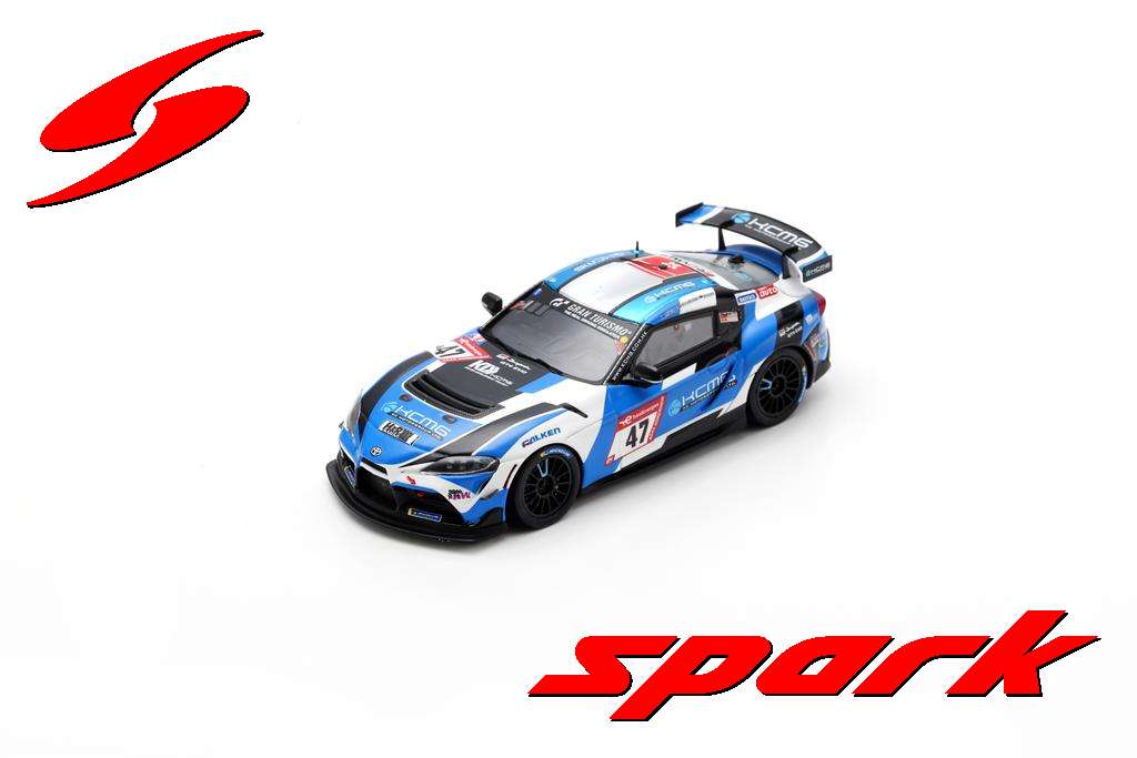 SG910 SPARK 1:43 Toyota GR Supra GT4 EVO 2023 #47 KCMG 2nd SP 10 class 24H Nurburgring 2023 J. Burdon - E. Liberati - M. Rump