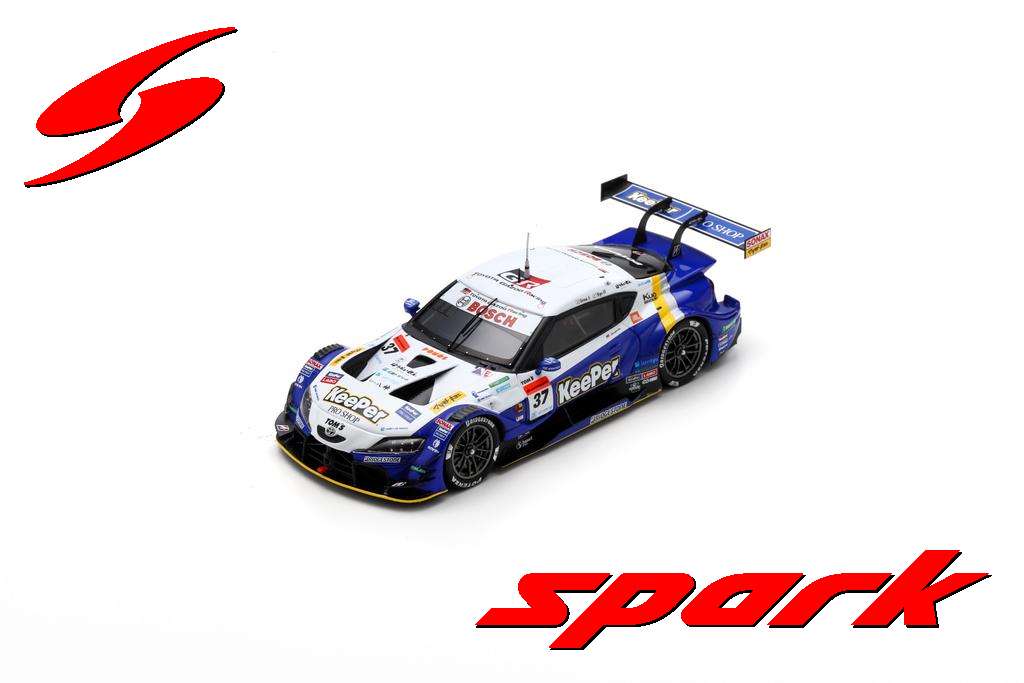 SGT130 Spark 1:43 KeePer TOM'S GR Supra #37 TGR TEAM KeePer TOM'S GT500 SUPER GT 2021 Ryo Hirakawa - Seinan Sakaguchi