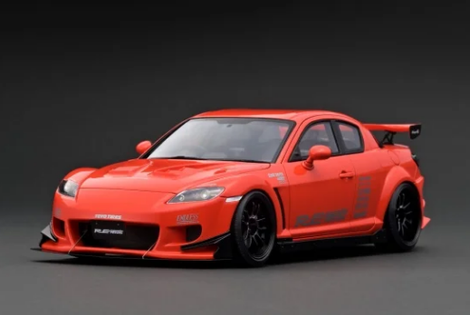 [ Back-order ] ignition model IG3176 1:18 Mazda RX-8 (SE3P) RE Amemiya Orange