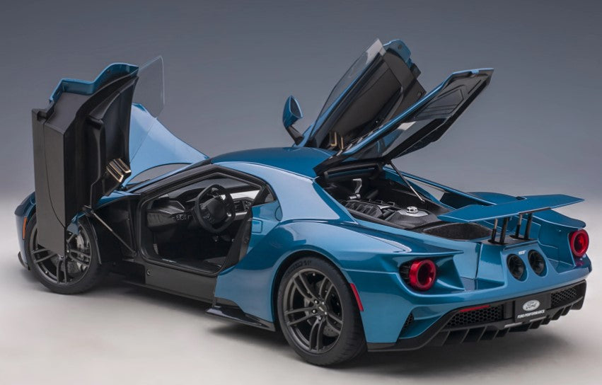 [ Back-order ] AUTOart 12107 1:12 Ford GT 2017 Metallic Blue