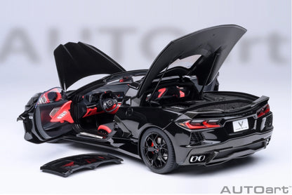 71280 AUTOart 1:18 Chevrolet Corvette (C8) Stingray Z51 Black