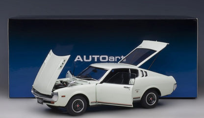 78766 AUTOart 1:18 Toyota Celica Liftback 2000GT (RA25) 1973 White