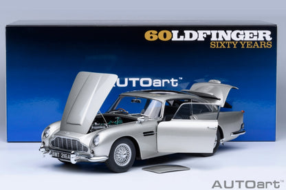 70296 AUTOart 1:18 Aston Martin DB5 007 Goldfinger Bond car