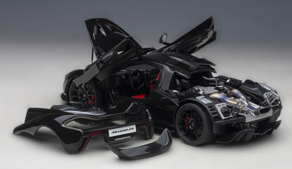 76065 AUTOart 1:18 McLaren P1 Metallic Black / Red & Black Seat