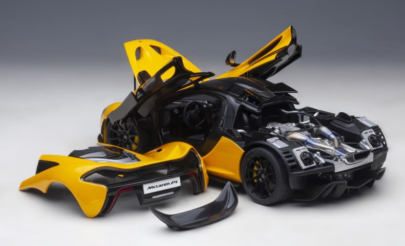 76067 AUTOart 1:18 McLaren P1 Metallic Yellow / Black & Yellow Seat