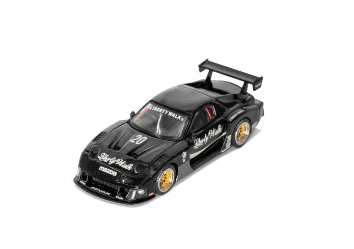 MC198-BK TSM MINI-GT 1:64 MAZDA RX-7 LB-Super Silhouette Liberty Walk LBWK Blister