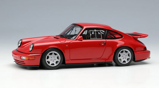 [ Back-order ] Make Up VISION VM164F 1:43 Porsche 911(964) Carrera 4 Lightweight 1990 Guards Red