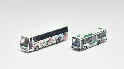 [ Back-order ] TOMYTEC 328254 The Bus Collection / Bus Colle SaGa Bath Bus (Showa Bus/Saga City Transportation Bureau) 2set B  Diorama Supplies