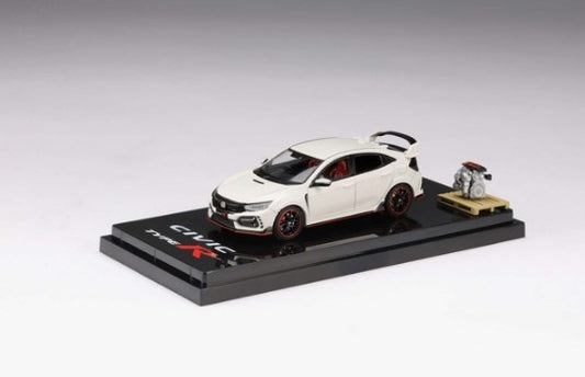 HJ642055AW Hobby JAPAN 1:64 Honda Civic TYPE R (FK8) 2020 Championship White