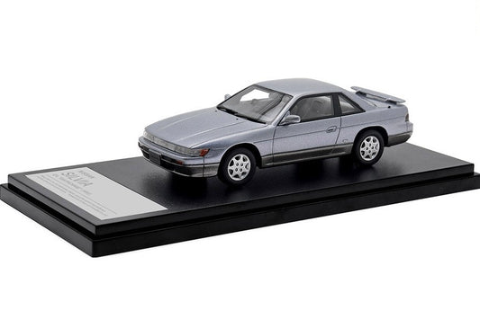 [ Back-order ] Hi-Story HS450PP 1:43 NISSAN SILVIA Q's DIA PACKAGE (1991) Purplish Silver Two Tone Resin