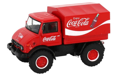 [ Back-order ] TINY COKE047 Schuco x Tiny 1:64 UNIMOG 406 Coca-Cola Diecast