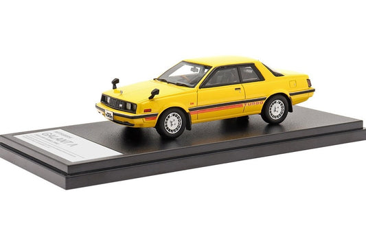 [ Back-order ] Hi-Story HS382YE 1:43 MITSUBISHI GALANT Lambda 2000 GSR TURBO (1980) Yellow Resin