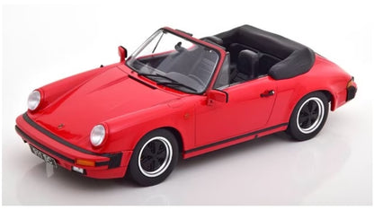 KKDC180752 KK scale 1:18 Porsche 911 SC Cabriolet 1983 red with Softtop