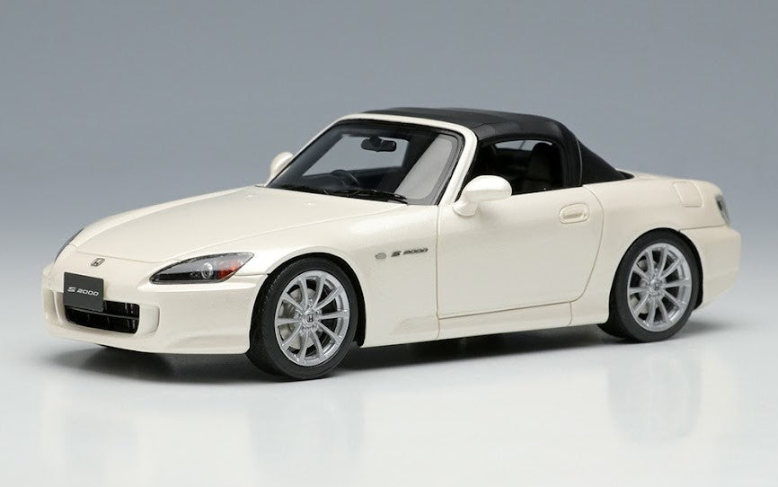 [ Back-order ] Make Up EIDOLON EM677B 1:43 Honda S2000 (AP2) 2005 Platinum White Pearl