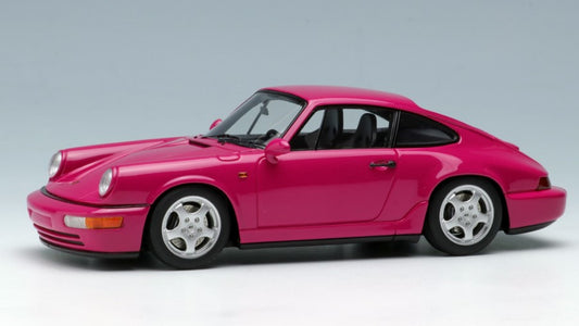 [ Back-order ] Make Up VISION VM122B 1:43 Porsche 911(964) Carrera RS 1992 Ruby Stone Red