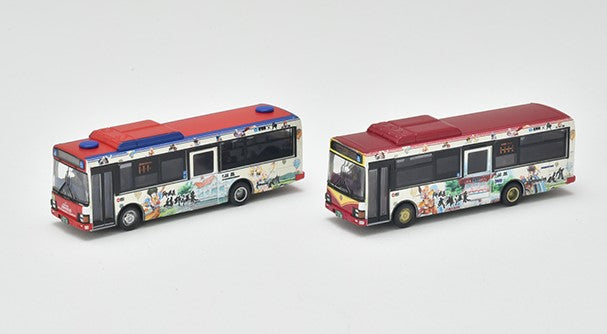 [ Back-order ] TOMYTEC 328247 The Bus Collection / Bus Colle SaGa Bath Bus (JR Kyushu/Yutoku Bus) 2set Diorama Supplies