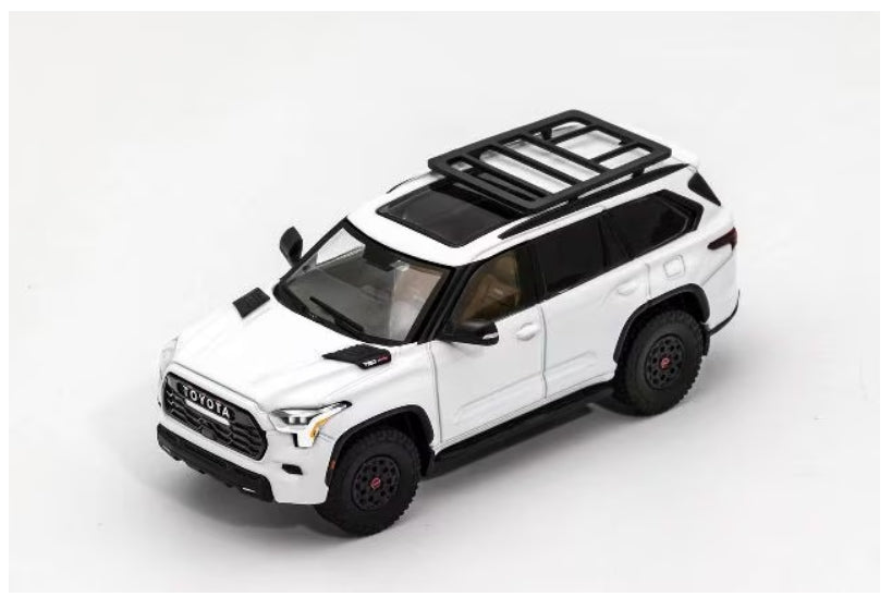 KS-068-436 GCD Gaincorp Products 1:64 Toyota Sequoia SUV White LHD