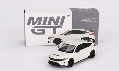 MGT00530-R TSM MINI-GT 1:64 Honda Civic Type R 2023 Championship White RHD