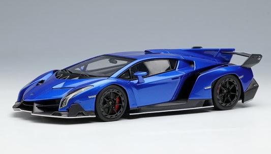 [ Back-order ] Make Up EIDOLON EM449H 1:43 Lamborghini Veneno 2013 Blue Renaissance