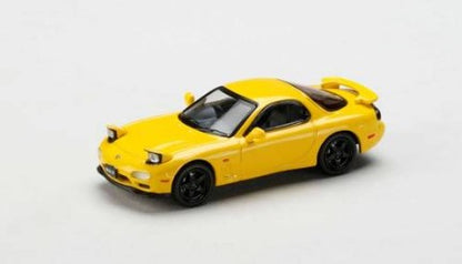 [ Back-order ] Hobby Japan HJ644007BY 1:64 MAZDA RX-7 (FD3S) TYPE RS-R /Rotary Engine 30th Sunburst Yellow Die-cast