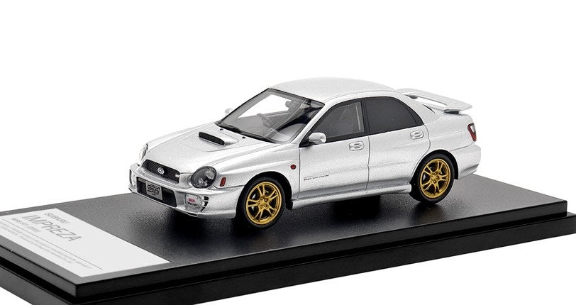 [ Back-order ] Hi-Story HS401SL 1:43 SUBARU IMPREZA WRX STi (2001) Premium Silver Metallic Resin