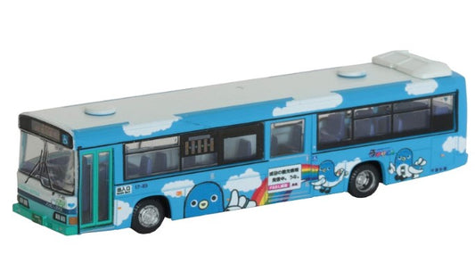 [ Back-order ] TOMYTEC 301790 The Bus Collection / Bus Colle Chiba Kotsu UNARI-Kun Wrapping Bus Diorama Supplies