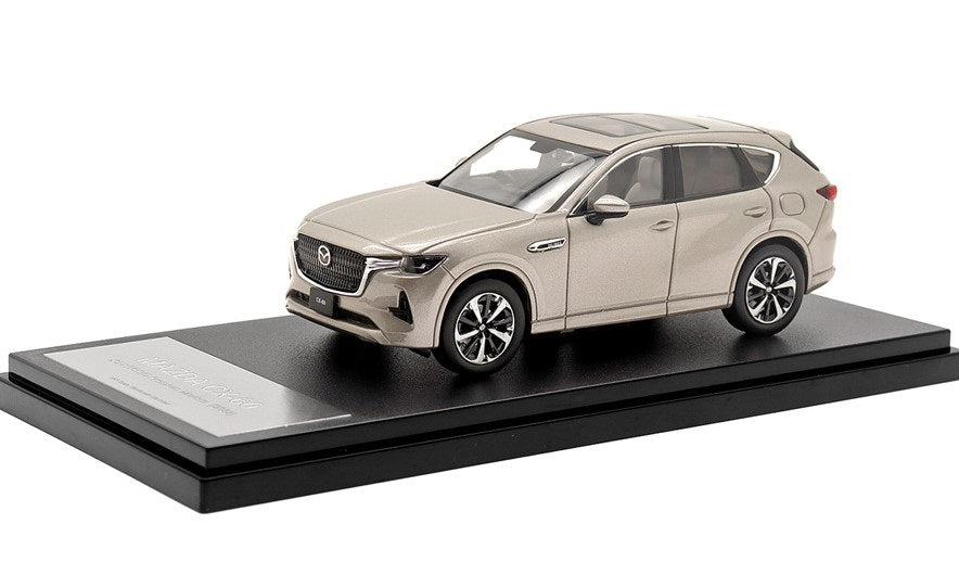 [ Back-order ] Hi-Story HS416PT 1:43 MAZDA CX-60 XD-HYBRID Premium Modern (2022) Platinum Quartz Metallic Diecast