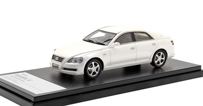 [ Back-order ] Hi-Story HS395WH 1:43 Toyota MARK X 300G PREMIUM (2004) White Pearl Crystal Shine Resin