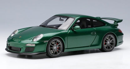 [ Back-order ] Make Up EIDOLON EM602D 1:43 Porsche 911 (997.2) GT3 2010 Racing Green Metallic