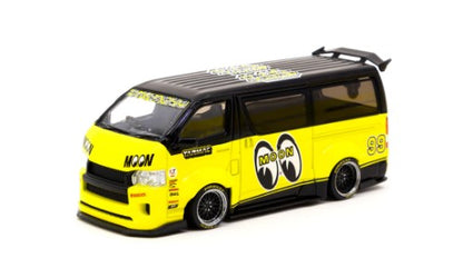 T43-024-ME99 TARMAC WORKS MOONEYES 1:43 Toyota Hiace Widebody Mooneyes Team Van