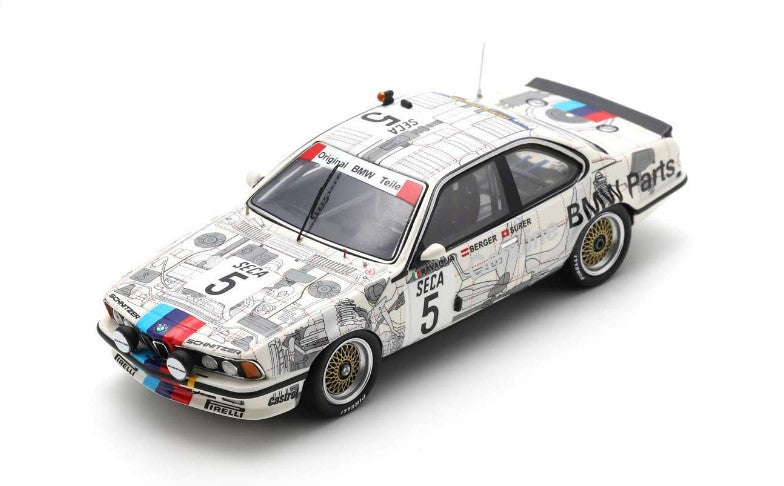 43SPA1985 SPARK 1:43 BMW 635 CSI #5 Winner 24H Spa 1985 R.Ravaglia - G.Berger - M.Surer