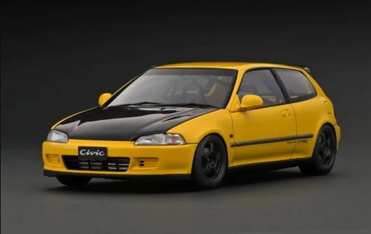 [ Back-order ] ignition model IG3044 1:18 Honda CIVIC (EG6) Yellow