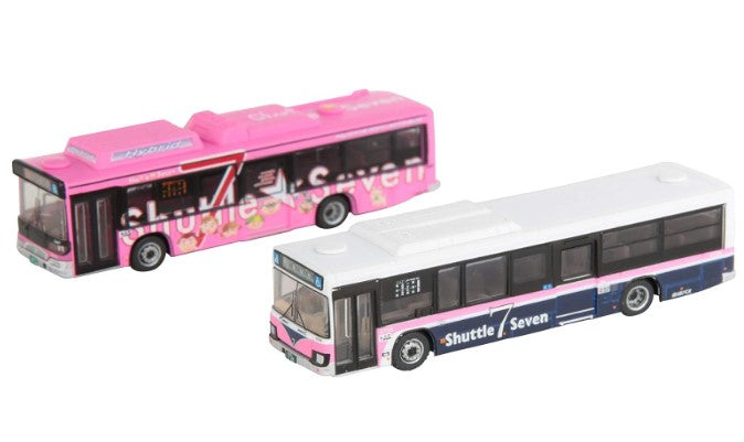 [ Back-order ] TOMYTEC 300557 The Bus Collection / Bus Colle Keisei Bus Shuttle Seven Old and New Color 2set  Diorama Supplies