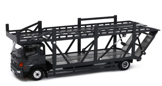 [ Back-order ] TINY ATC66030-A 1:64 Tiny City Hino 500 (Hino Ranger) Car Carrier Black Diecast