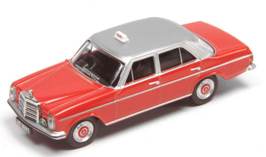 [ Back-order ] TINY A452017700 1:64 Mercedes Benz W115 Hong Kong Taxi Red/Silver Diecast