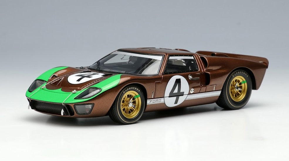 [ Back-order ] Make Up EIDOLON EM301E 1:43 GT40 Mk.II Le Mans 24h 1966 "Hallman Moody" #4